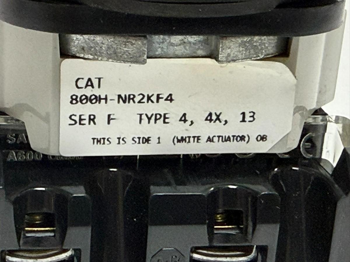 Used Allen Bradley 800H-NR2KF4 Selector Switch 4 Position 800TC-XA Blocks Series F