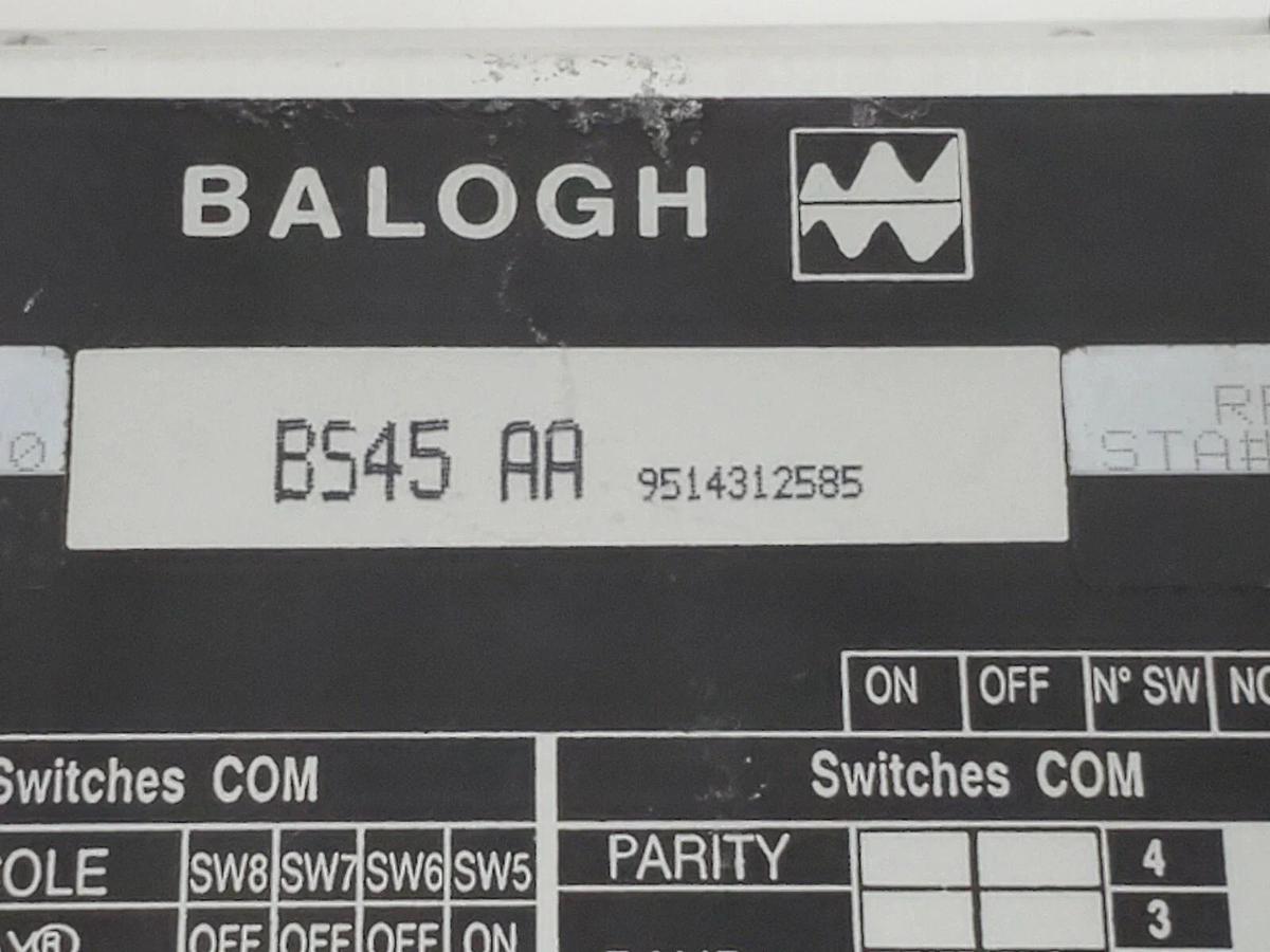 Used BALOGH BS45-AA SERIAL CONTROL MODULE 9514312585, BS45AA