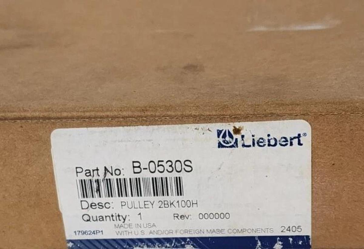 Used NIB EMERSON LIEBERT B-0530S GROOVE SHEEVE B0530S