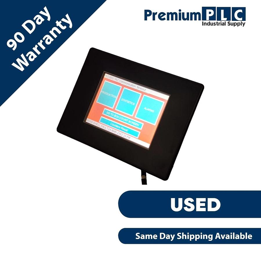 Used USED AUTOMATION DIRECT EA7-S6C-R+08513B072 TOUCH PANEL W/EA-AC AC POWER ADAPTER