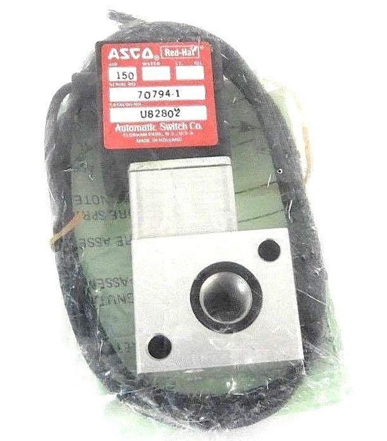 Used NEW ASCO U82802 SOLENOID VALVE 150 AIR