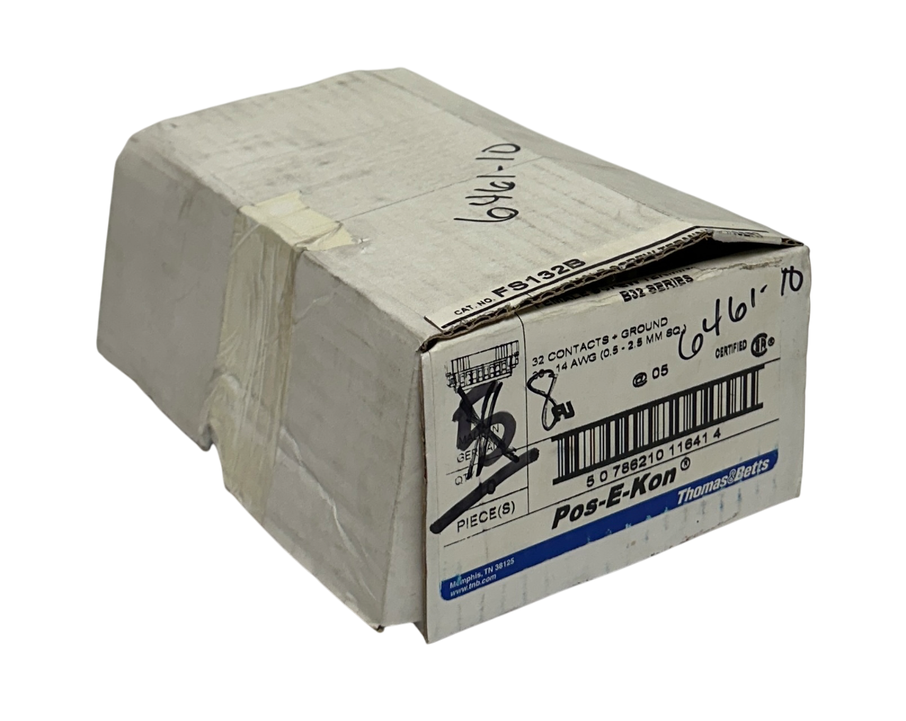 Used 12 THOMAS & BETTS FS132B Pos-E-Kon FEMALE SCREW TERMINAL INSERTS B32 SERIES NSMP
