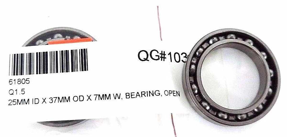 Used LOT OF 2 NEW SKF 61805 THIN SECTION BALL BEARINGS