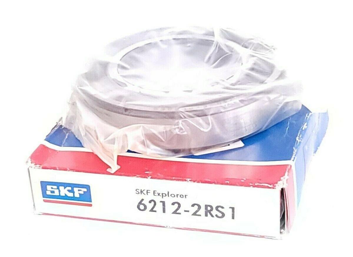 NIB SKF 6212-2RS1 BALL BEARING DEEP GOOVE 60X110X22MM 62122RS1