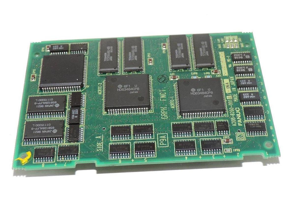Used FANUC A20B-8200-0010/05A PCB GRAPHIC DISPLAY CONTROL MAIN CPU A20B-8200-0010