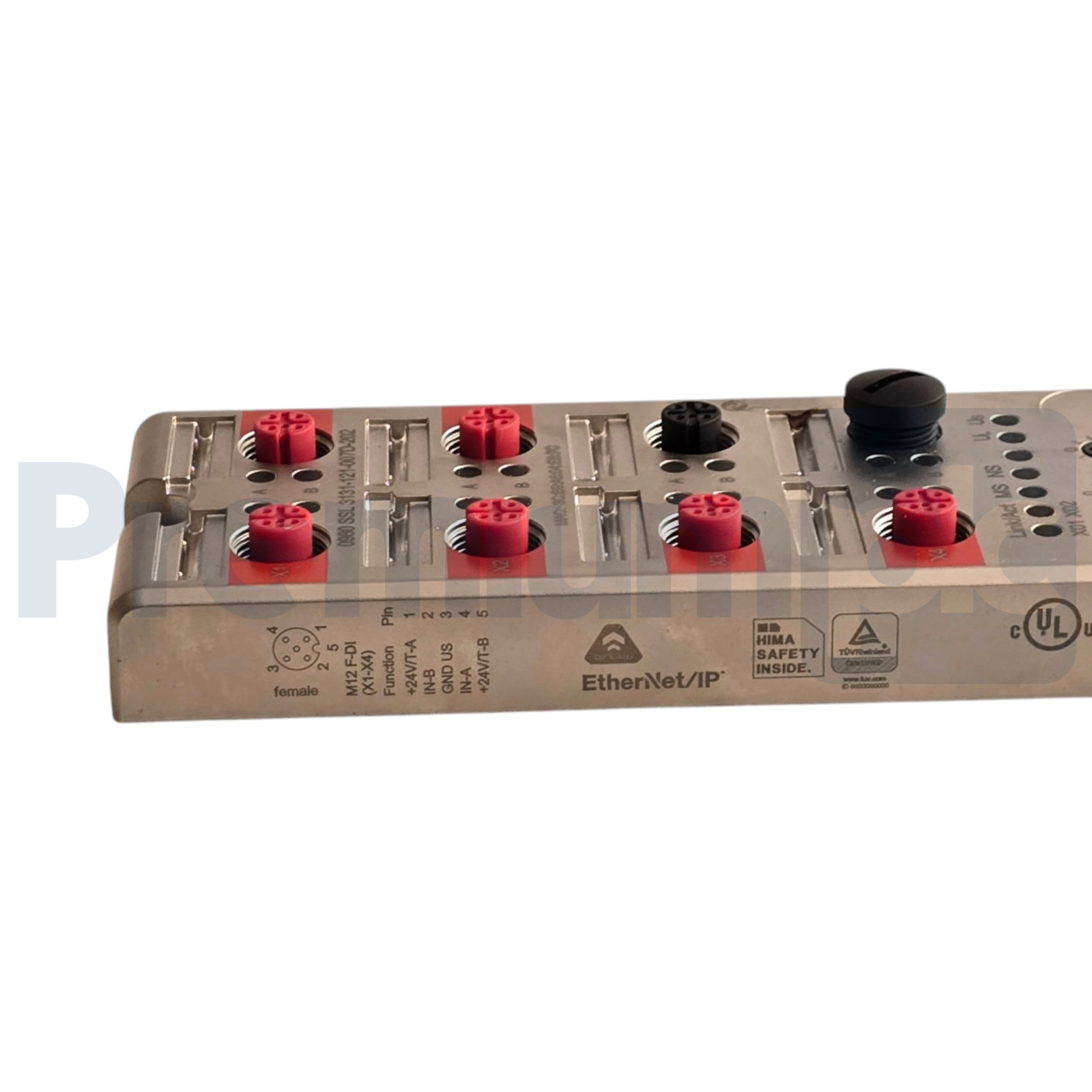 Used Lumberg 0980 SSL 3131-121-007D-202 EtherNet/IP | CIP Safety I/O Module 935023001
