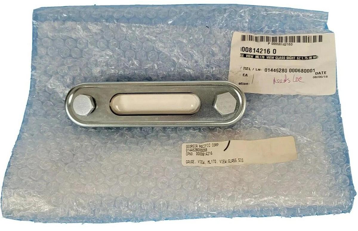Used NEW GE VIEW ML170 VIEW GLASS SIGHT SZ: 1.75 IN WD