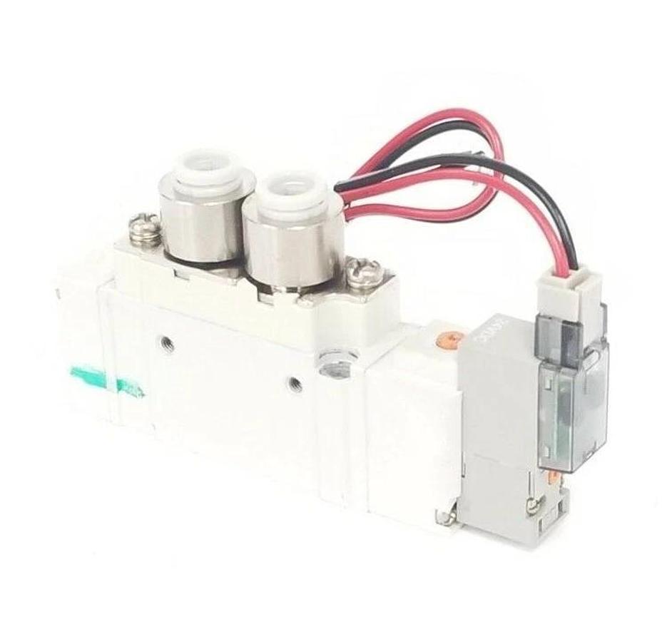 Used SMC SY5120-5MZ-C6 SOLENOID VALVE 24VDC, 0.15-0.7MPa, SY51205MZC6