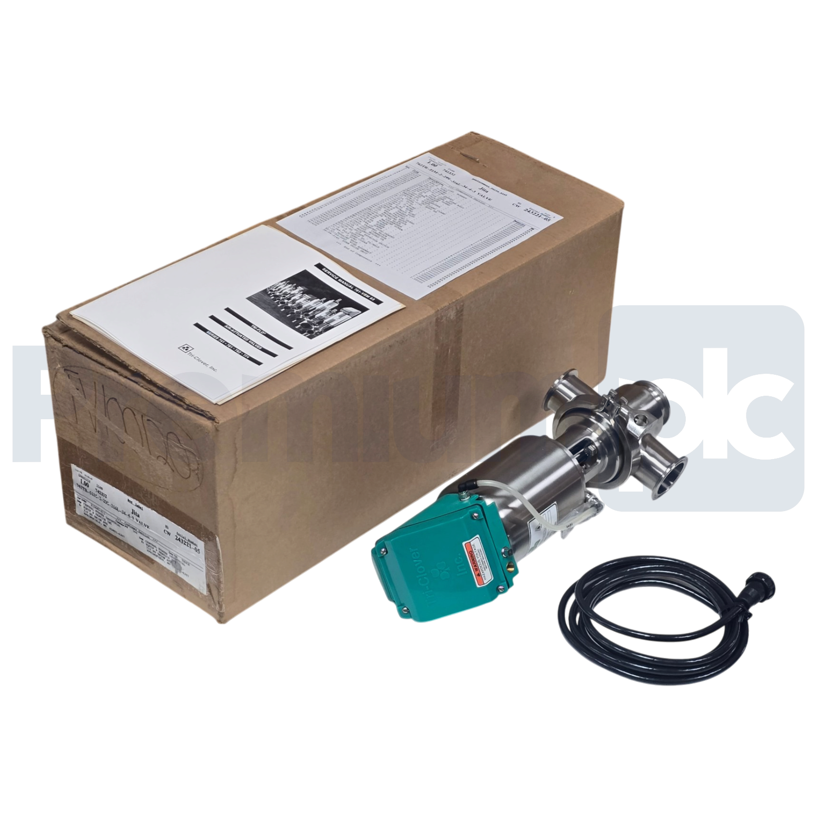 Used Alfa Laval Tri-Clover 762TR 2" SS316 Seat Valve 762TR-51M-2-29S-316L-34-4-3 NEW