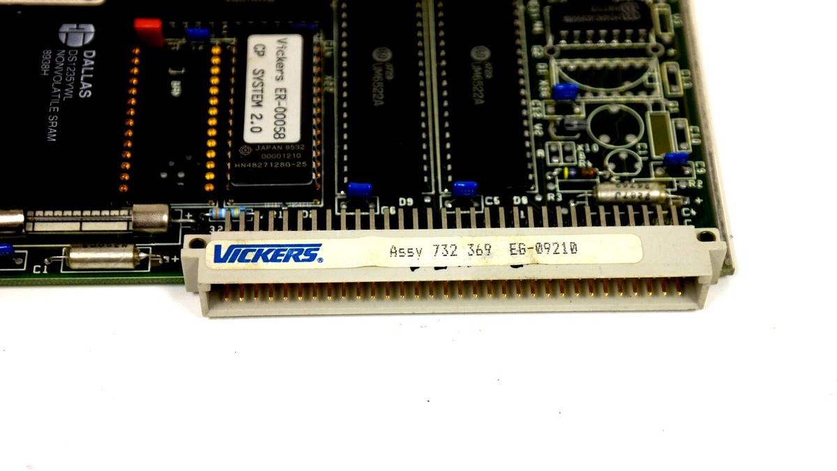 Used VICKERS ASSY. 732 369 EG-09210 DIGITAL I/O BOARD EG09210 732367 NEW