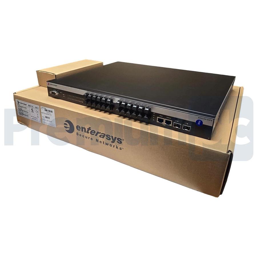 Foxboro Enterasys P0973JN 24-Port Fiber Managed Ethernet Switch A4H124-24FX NSMP