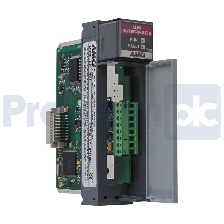 Used AMCI 7561 SSI Interface Module 1-Ch for Allen Bradley SLC 500 I/O Module XLNT