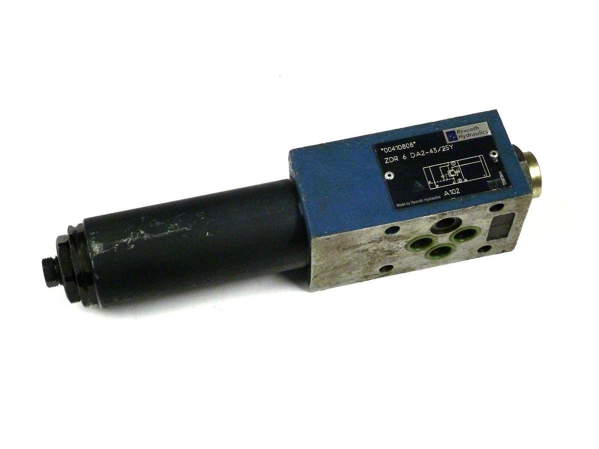 Used REXROTH ZDR-6DA2-43/25Y PRESSURE RELIEF VALVE ZDR6DA24325Y 00410808