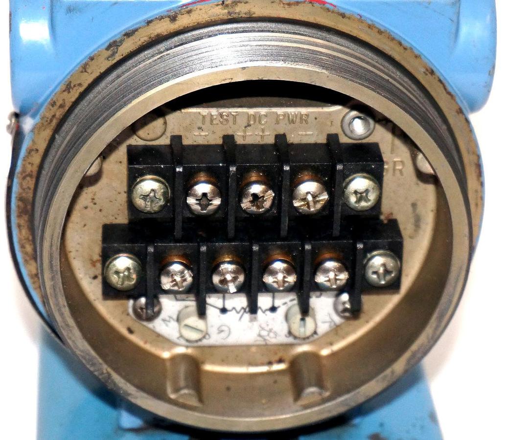 Used ROSEMOUNT 0444RL1U1A1NA TEMPERATURE TRANSMITTER SPAN: 25/75 DEG. C
