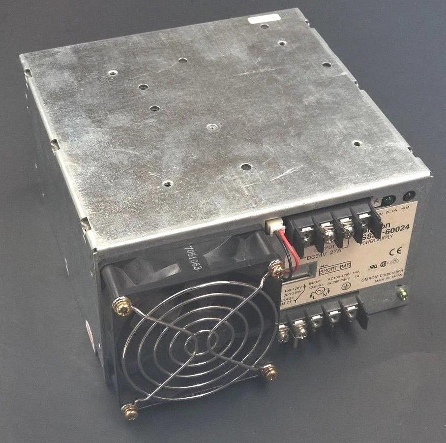 Used OMRON S82J-60024 POWER SUPPLY 7/14AMP 100-230VAC S82J60024 (FOR PARTS)