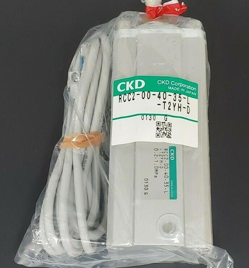 Used NEW CKD RCC2-00-40-35-L-T2YH-D CYLINDER 0.2-1.0MPa, RCC2004035LT2YHD
