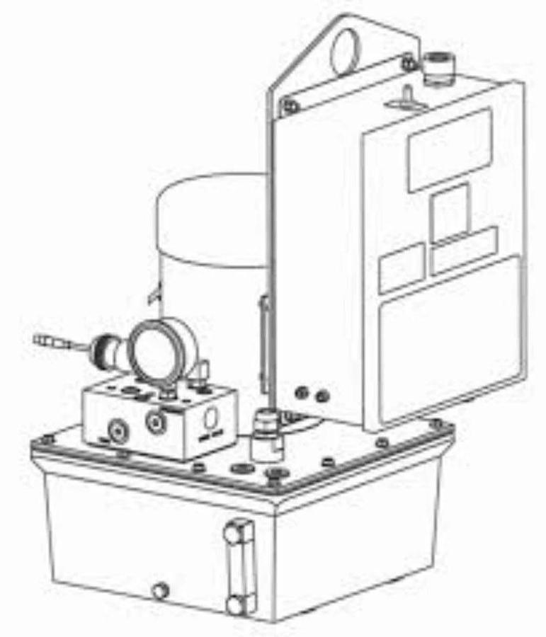 Refurbished VEKTEK VektorFlo 55-9242-35 2-STAGE WORKHOLDING ELEC./HYDRAULIC DECOUPLER PUMP