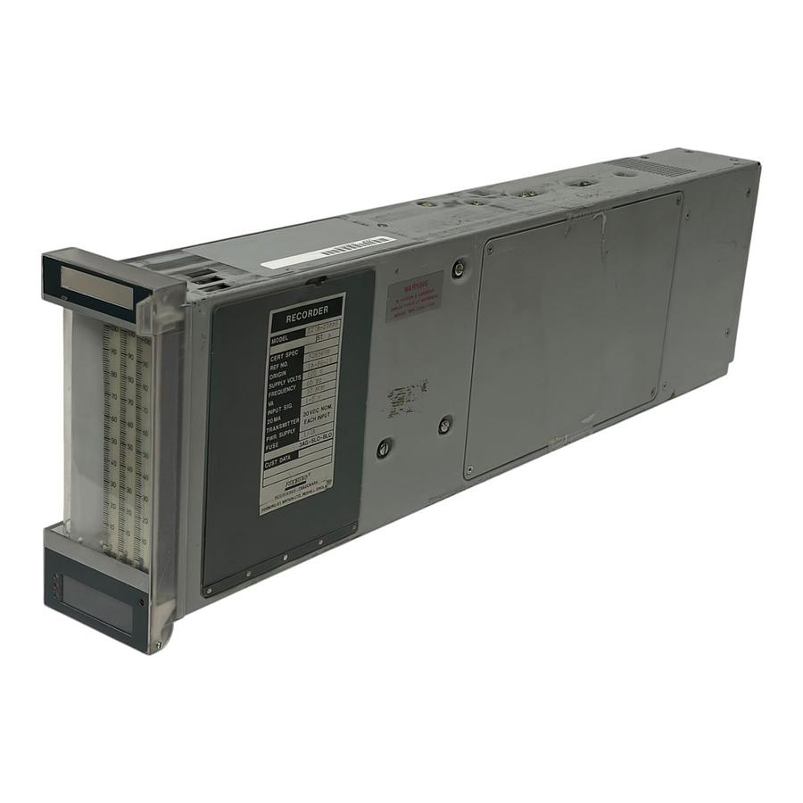 Used Foxboro E27R-S3RA6 3-Pen Chart Recorder 120V 1-5V Input