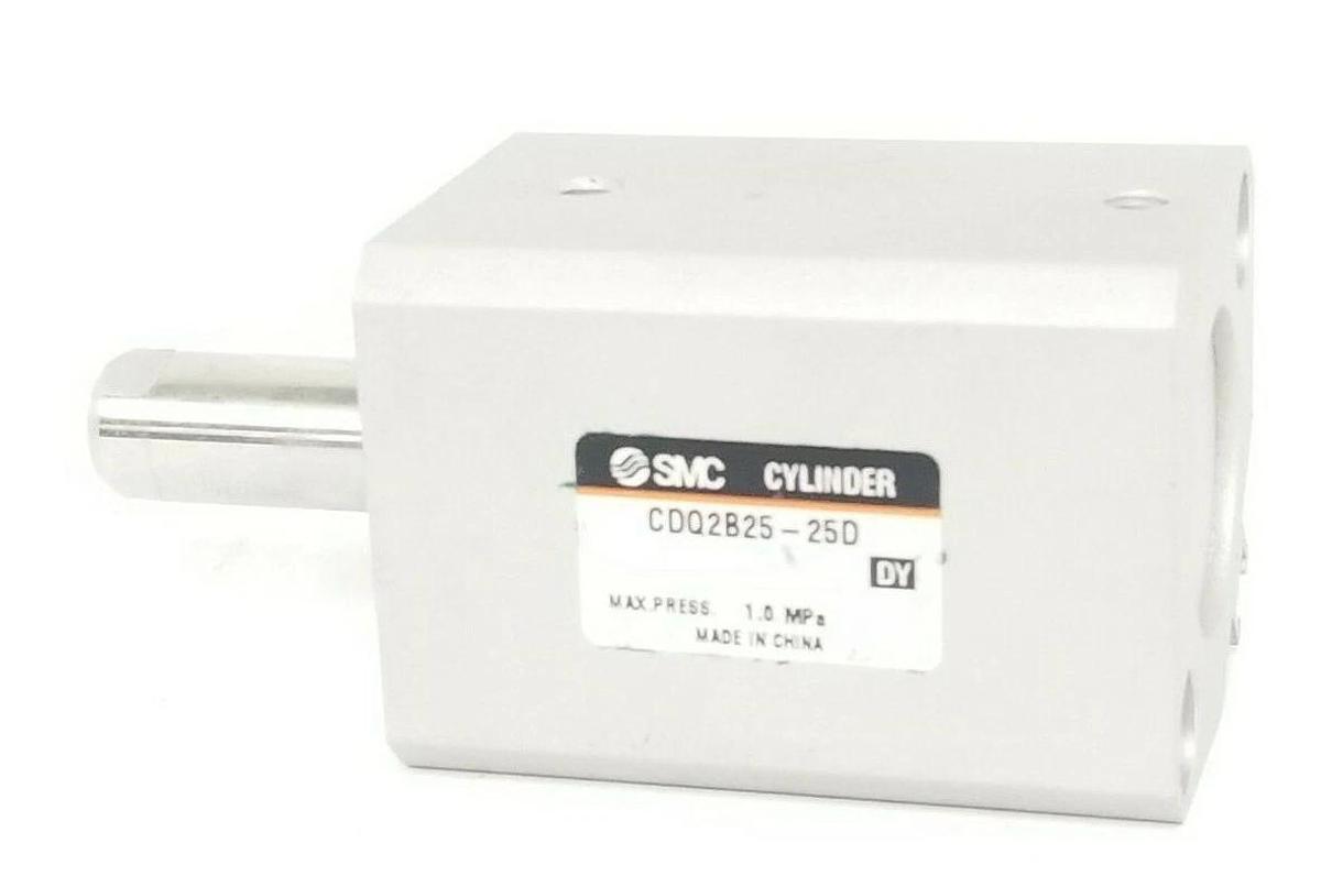 Used SMC CDQ2B25-25D CYLINDER CDQ2B2525D, MAX PRESS: 1.0 MPa