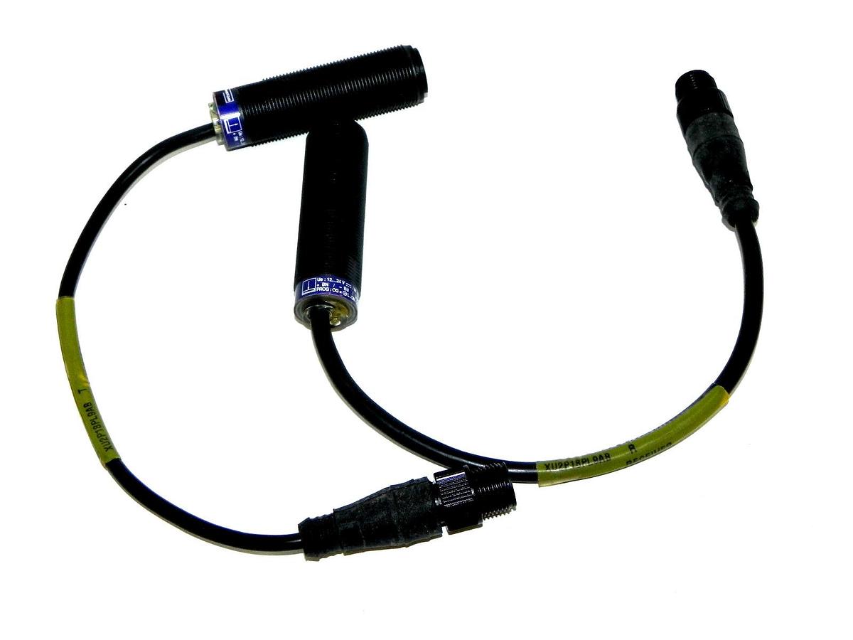 Used TELEMECANIQUE XU2P18PL9AB TRANSMITTER & RECEIVER SENSORS 12...24V