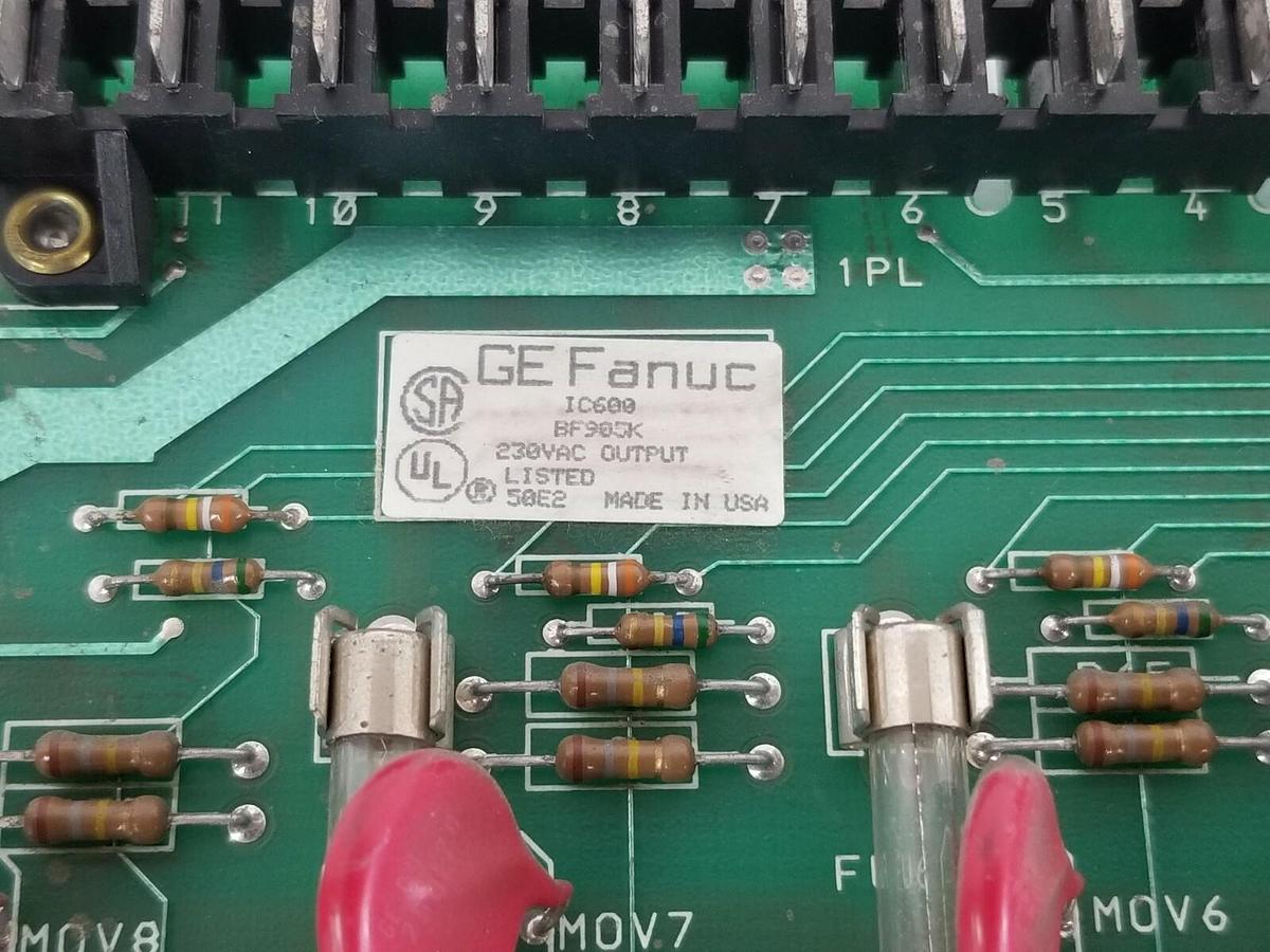 Used GE FANUC IC600-BF905K OUTPUT MODULE IC600BF905K, 44A717645-002 R04/6