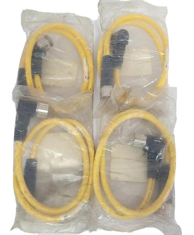Used LOT OF 4 NEW TURCK CSWM CKM 12-11-1 MULTIFAST MOLDED CORDSETS ID NO. U4707-64