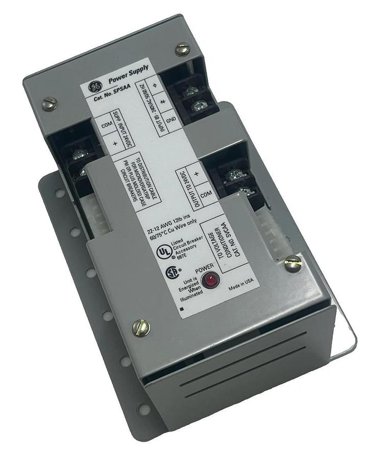 Used GE SPSAA Power Supply Assembly 24VDC for Spectra RMS Circuit Breakers