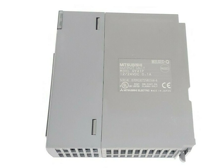 Used MITSUBISHI MELSEC-Q QY41P OUTPUT MODULE 12/24VDC 0.1A