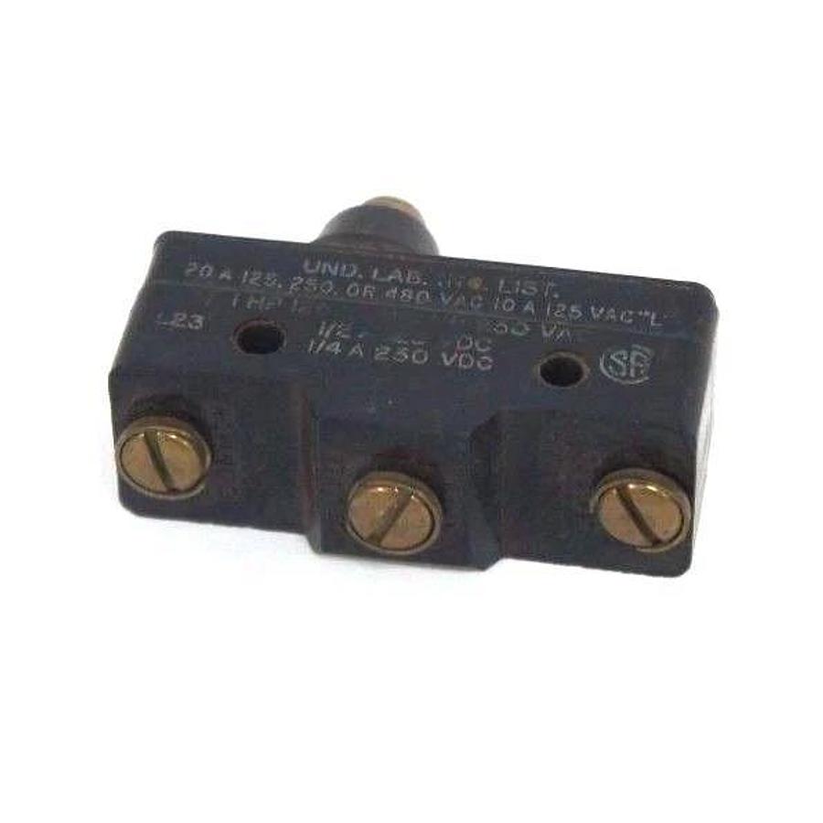 Used LOT OF 3 HONEYWELL MICROSWITCH BA-2RB-A2 PLUNGER BASIC SWITCHES