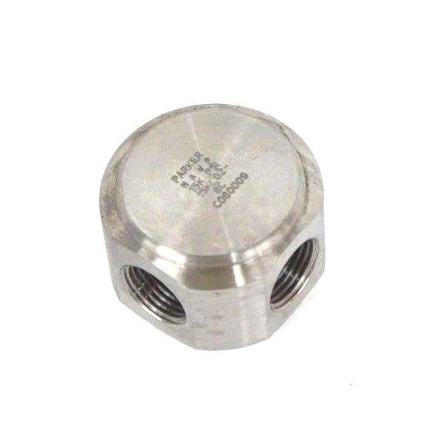 Used NEW PARKER 15KL02-8C ELBOW FITTING 1/2" NPT, 15K PSI, MAWP, 15KL028C