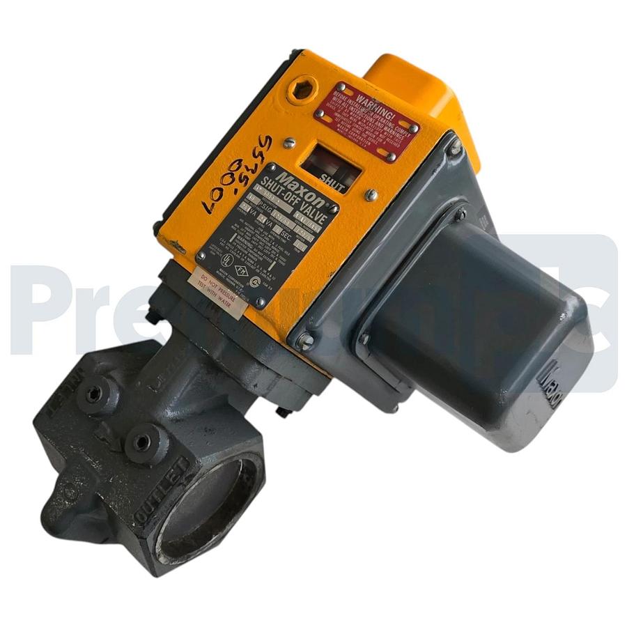 Maxon 3" 5000 2 Safety Shut-Off Valve 30PSIG 120V 6 Sec. New P/N 300SMA11 NSNP