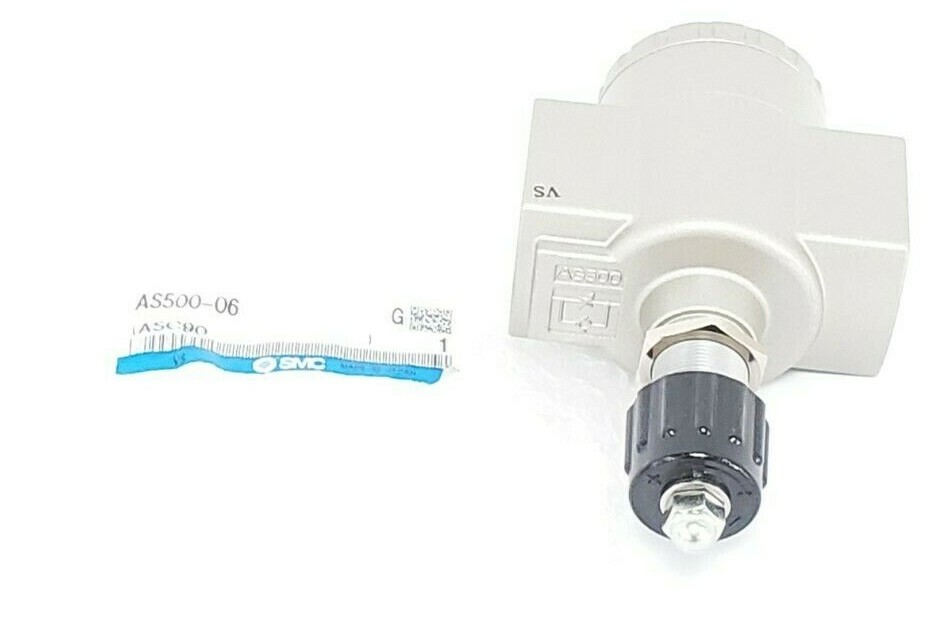 Used NEW SMC AS500-06 FLOW CONTROL VALVE 3/4" NPT ASC90 AS50006