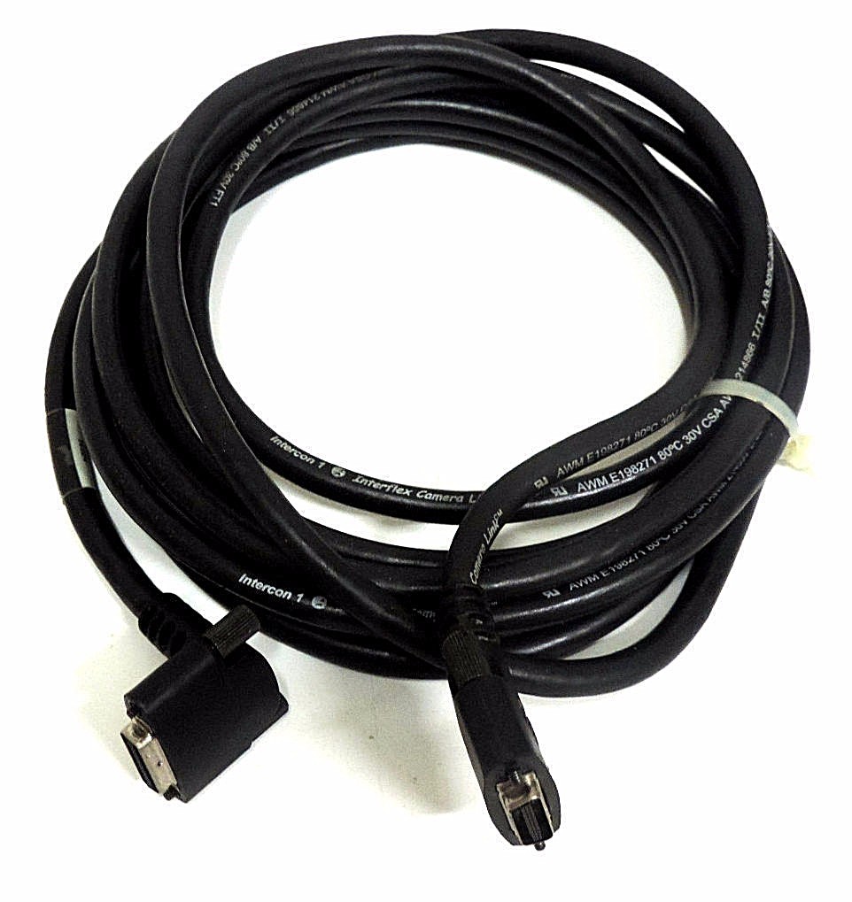 Used INTERCON 1 CLCPU-4.5-P INTERFLEX CAMERA LINK CABLE 4.5 METERS LONG, CLCPU4.5P