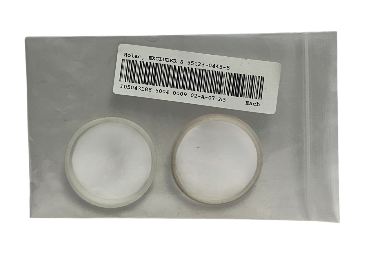 Used 2 HOLAC 55123-0445-5 / 5512304455 OEM EXCLUDERS FOR CUTTING MACHINE NSNP