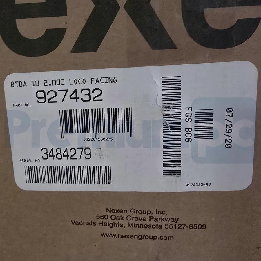 Nexen Horton 927432 | BTBA-10 2.000 LOCO FACING Multi-Caliper Tension Brake NEW