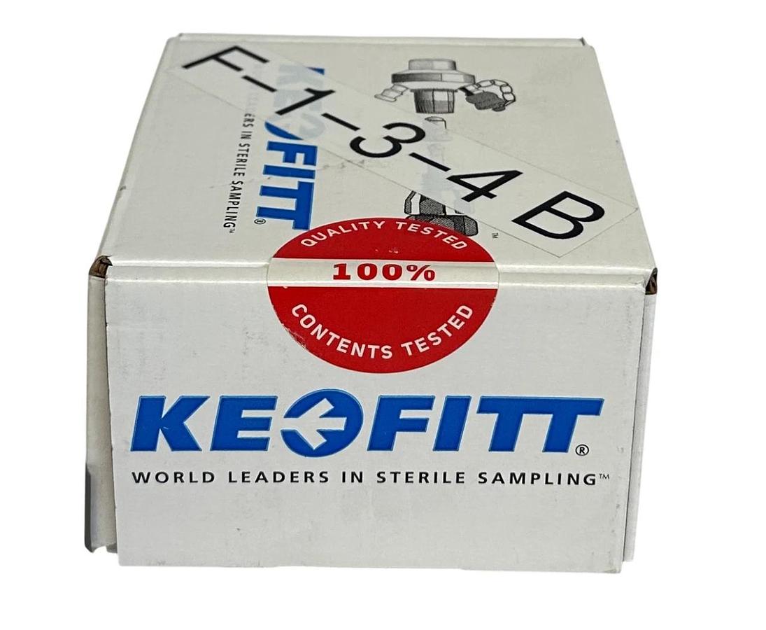 Used KEOFITT 832241E SIMPLEX SAMPLING VALVE 1'' CLAMP CONNECTION PNEU/MANUAL NSFS