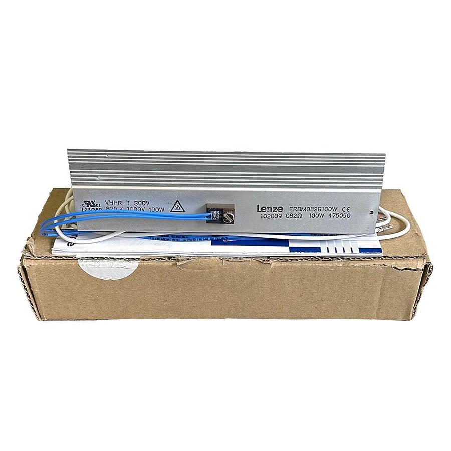 Used NEW LENZE ERBM082R100W BRAKE RESISTOR 100W 102009 28.080520 82OHM