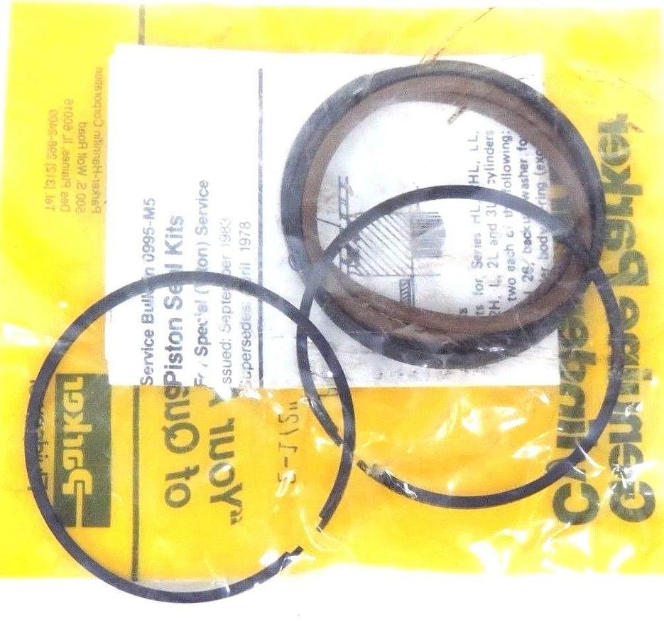 Used 2 NIB PARKER PR252H0005 PACK MIX 2-1/2'' PISTON SEAL KITS