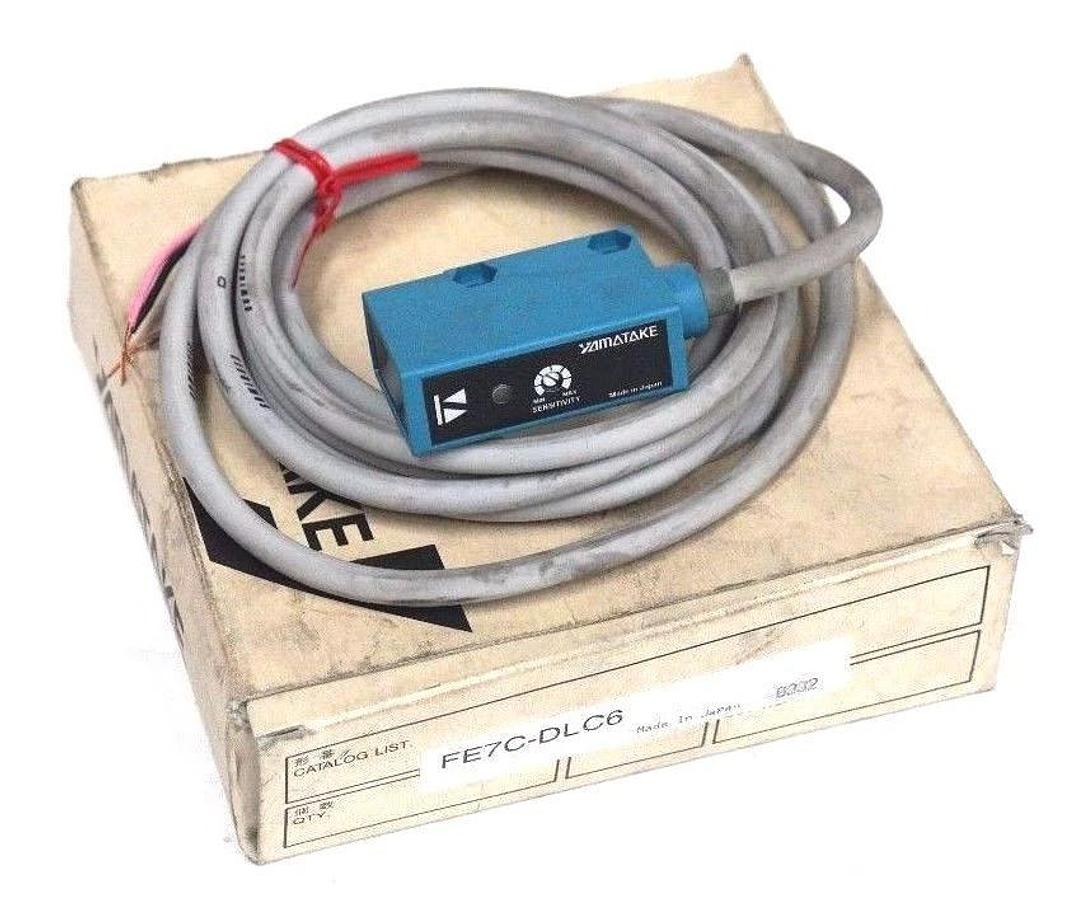 Used NIB YAMATAKE FE7C-DLC6 PHOTOELECTRIC DIFFUSED LIGHT/DARK HORIZONTAL FE7C-DLC6