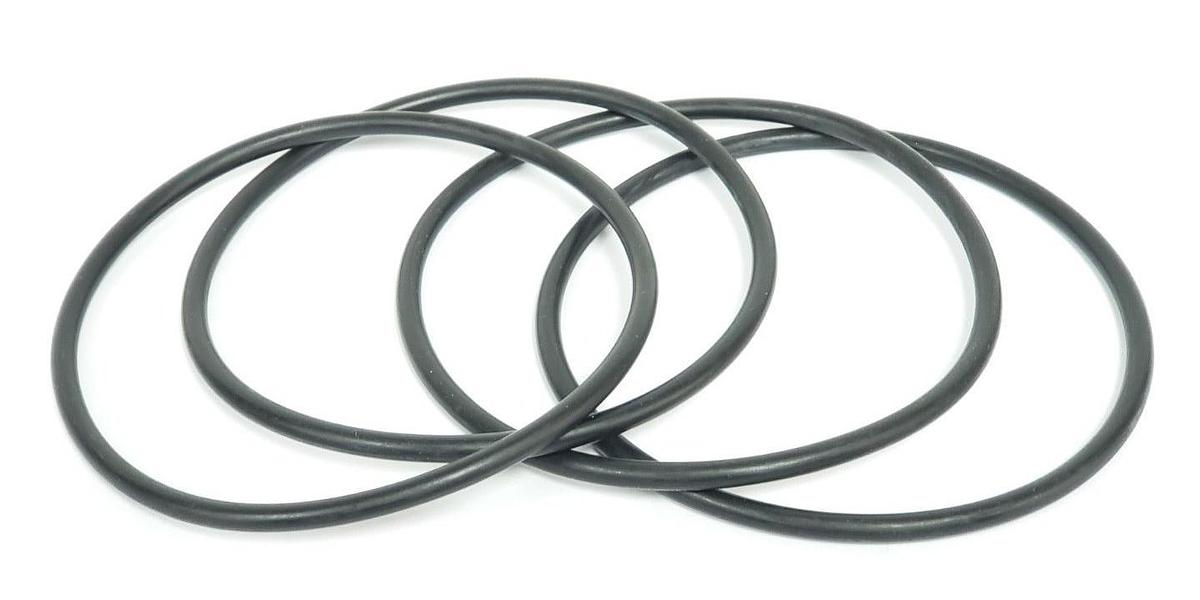 Used LOT OF 4 NEW GENERIC P-120 O-RINGS 0672-THM4, P120, 119.6 X 5.7