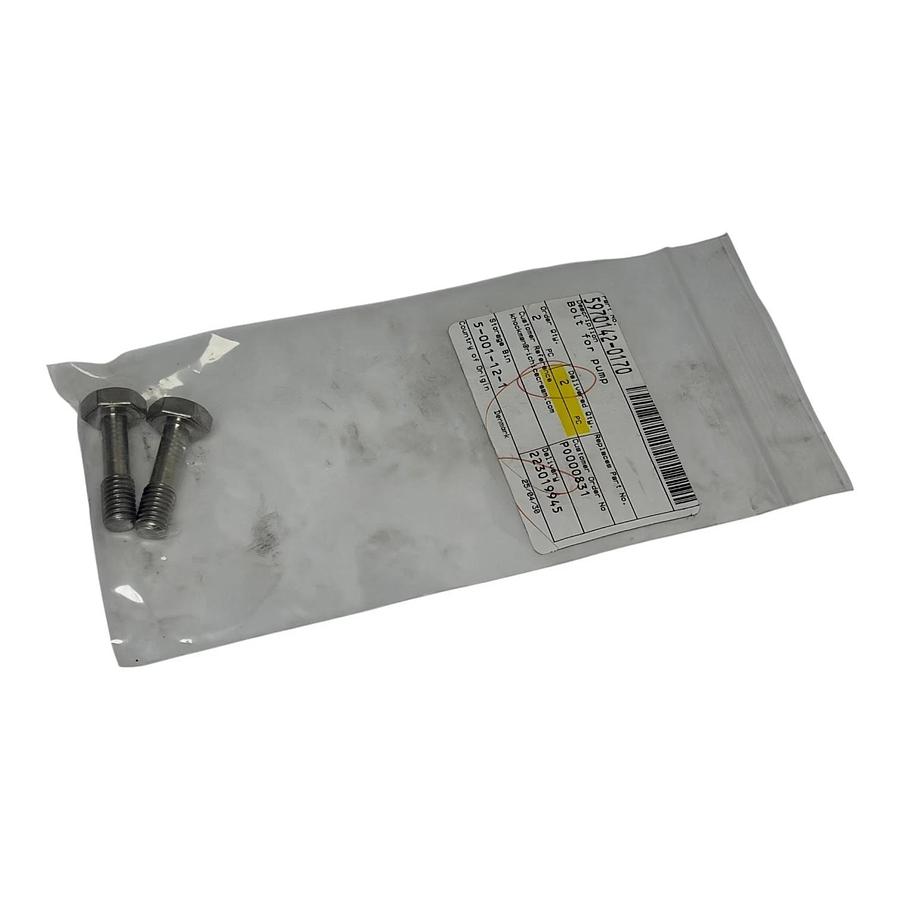 Lot of 2 Tetra Pak 5970142-0170 Bolt for Pump Ice Cream Equipment Denmark - NEW