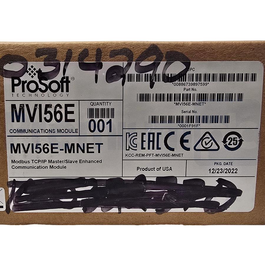 Used ProSoft MVI56E-MNET ControlLogix Modbus TCP/IP Communication Module NSFS