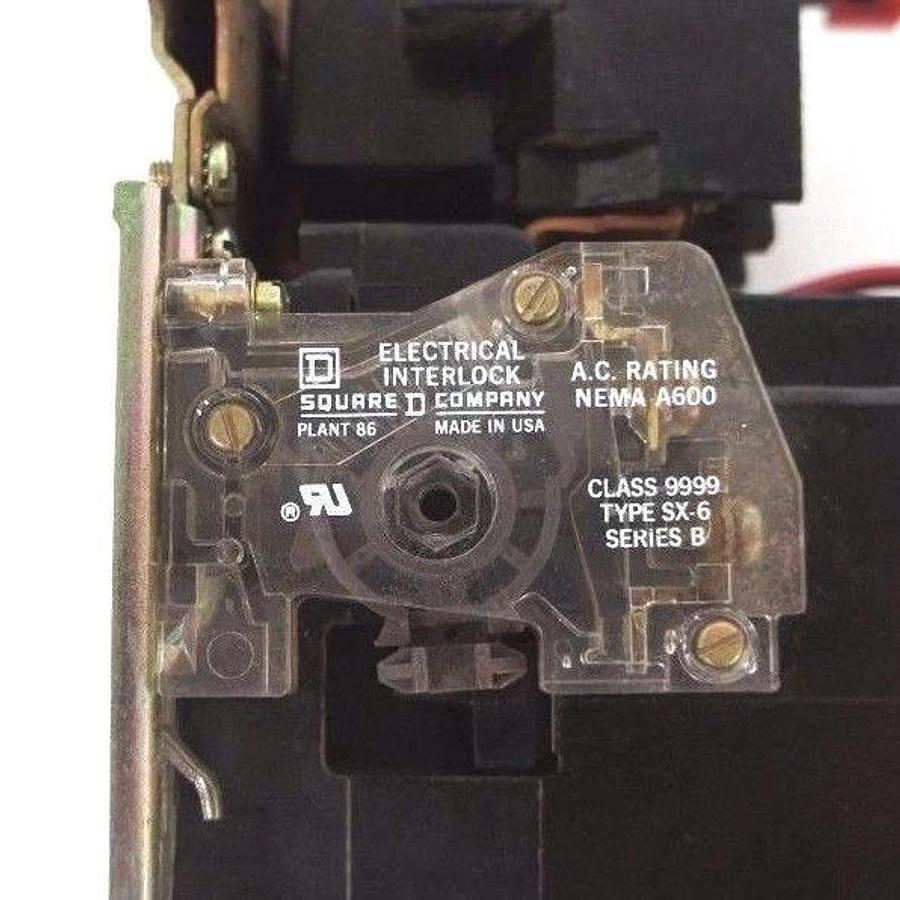 Used SQUARE D 8536-SDO2 FORM: S SERIES: A SIZE 2 STARTER W/ 31063-400-38 COIL