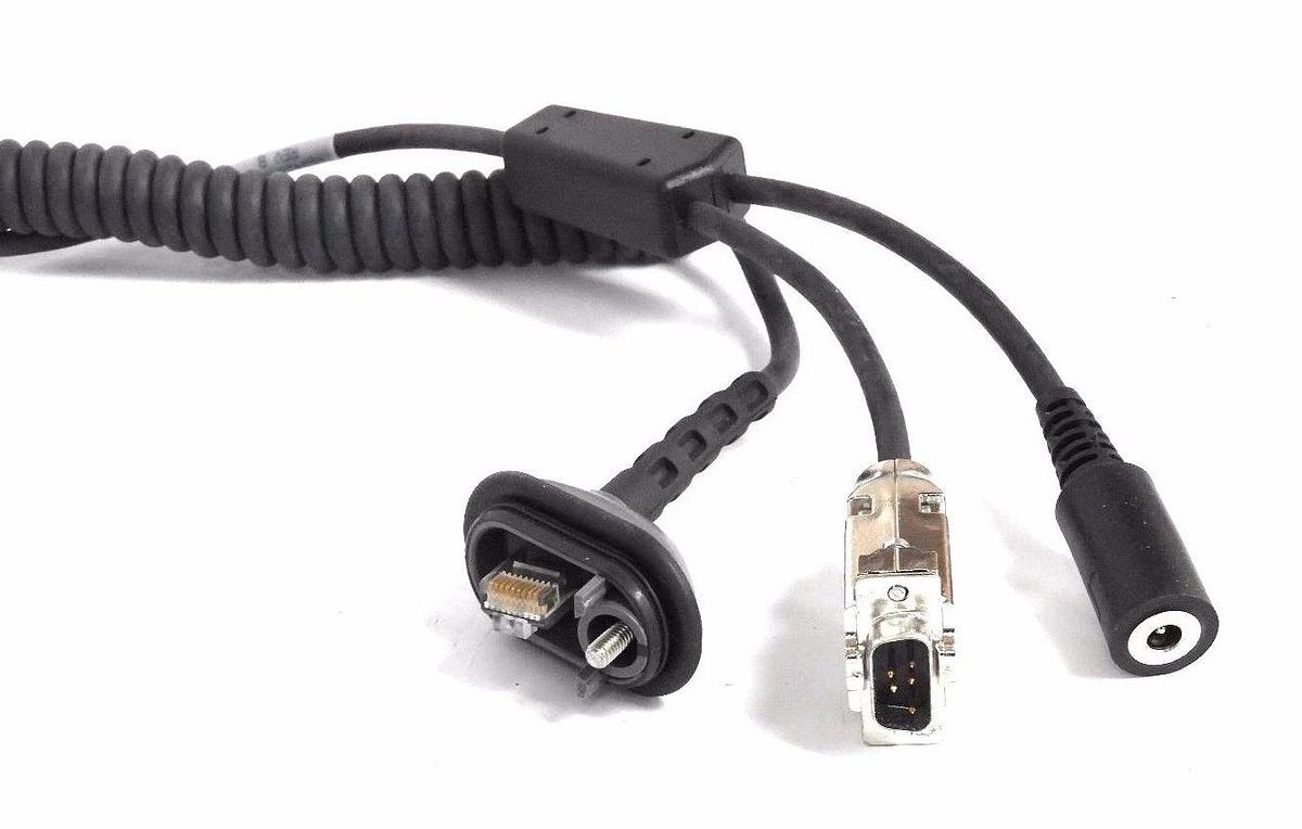 Used NEW INTERMEC 068414-043 CABLE ASSY 6FT, 9P, MALE, D-SUB, RS-232, DCE2, Y-CABLE