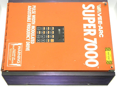 Used VEE-ARC 931-030 SUPER 7000 5HP ADJUSTABLE FREQUECY DRIVE 931030