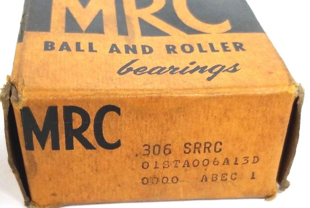 Used NIB MRC 306-SRRC DEEP GROOVE BEARING 01STA006A13D