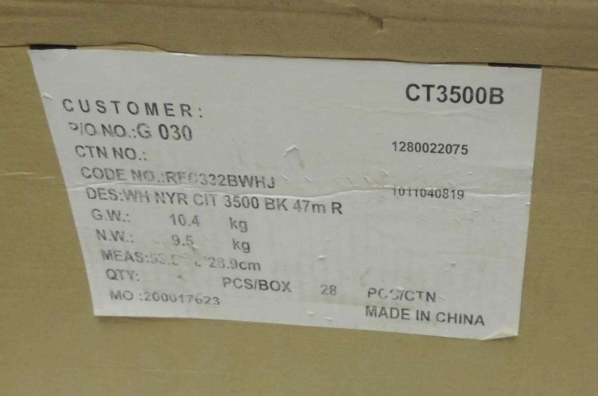 Used 19 C.ITOH 3500/5000 BK NYLON BLUE GEAR R 47M RIBBON CARTRIDGE CT3500B RFC332BWHJ