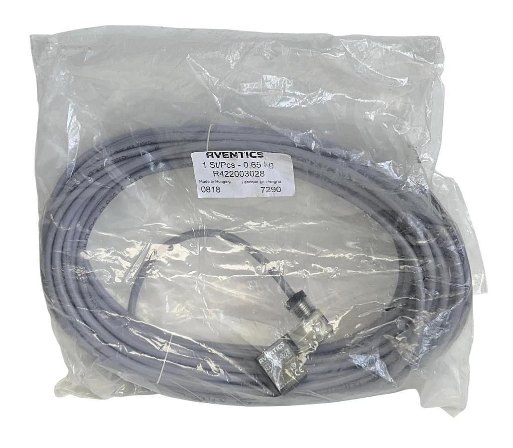BOSCH AVENTICS R422003028 SOLENOID COIL STECKER 24VDC 3W 12M CABLE NSMP