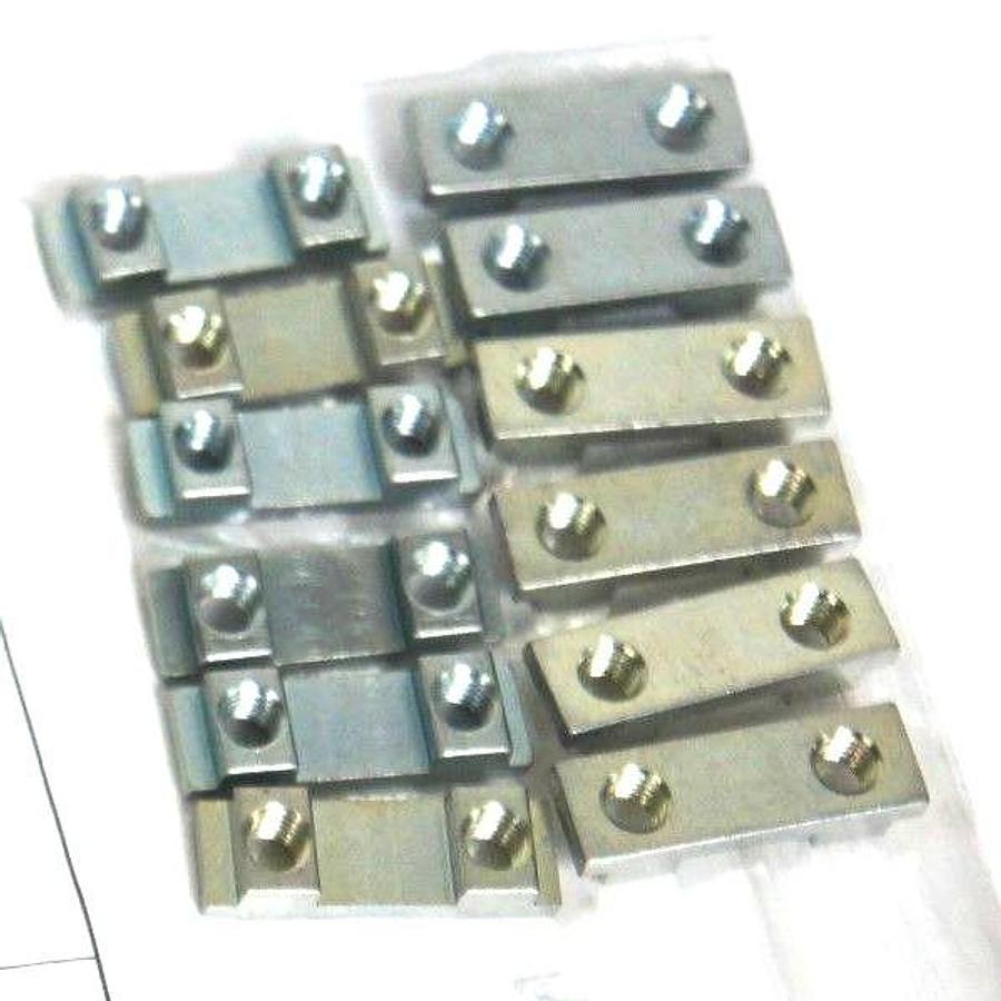 Used LOT OF 12 NEW KHS KISTERS, INC. K0073914000 FIXING PLATES
