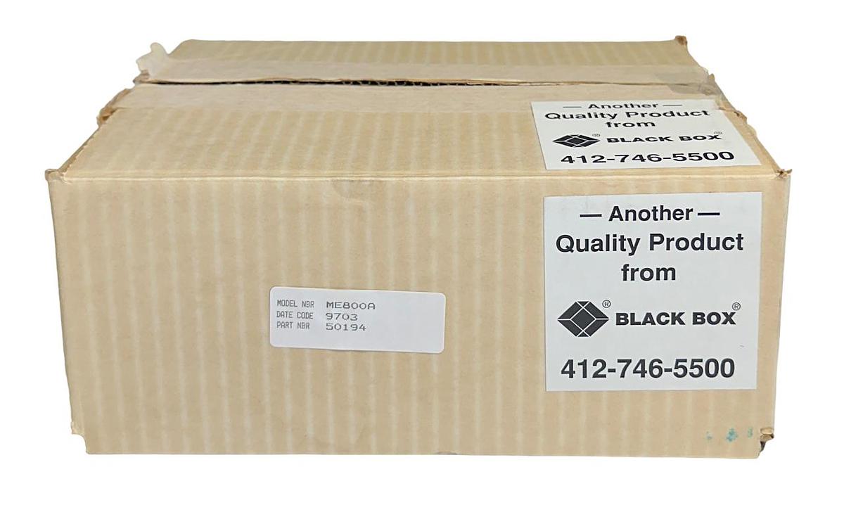Used NEW BLACK BOX ME800A / 50194 OPERATOR INTERFACE SHORT HAUL MODEM SHM-B NSMP
